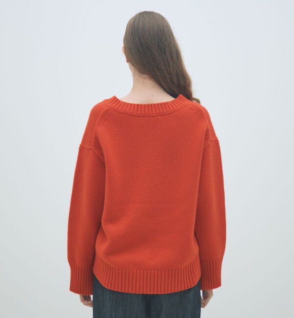 MACPHEE「ラムカシミヤ Vネックプルオーバー」|ニット・セーター|