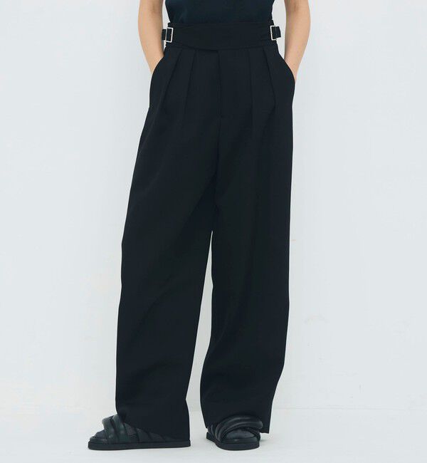 CABaN「ウールライトギャバジン グルカパンツ」|チノ|