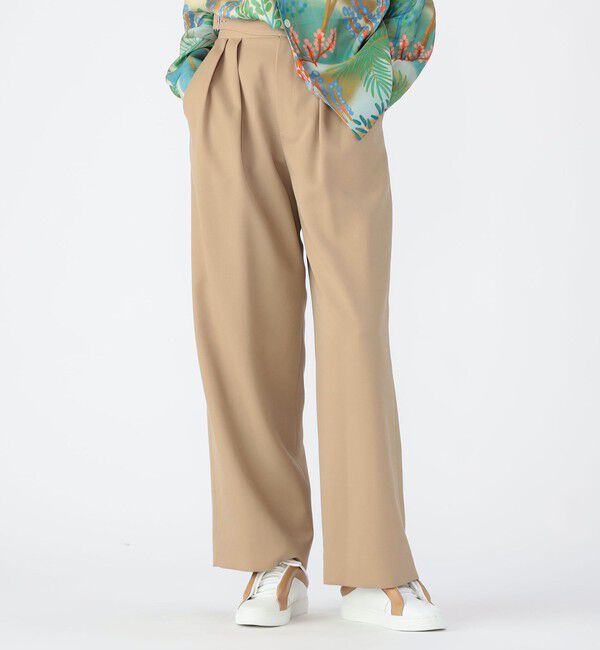 CABaN「ウールライトギャバジン グルカパンツ」|チノ|