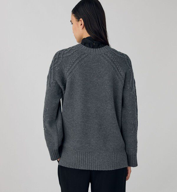 DES PRES「セミウーステッドウール クルーネックプルオーバー」|ニット・セーター|