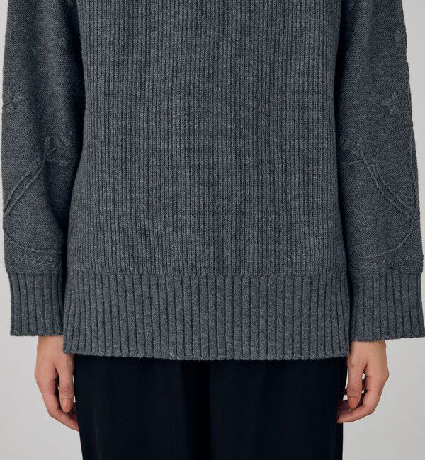 DES PRES「セミウーステッドウール クルーネックプルオーバー」|ニット・セーター|