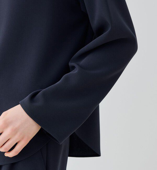 GALERIE VIE「ダブルクロス プルオーバーシャツ」|シャツ・ブラウス|