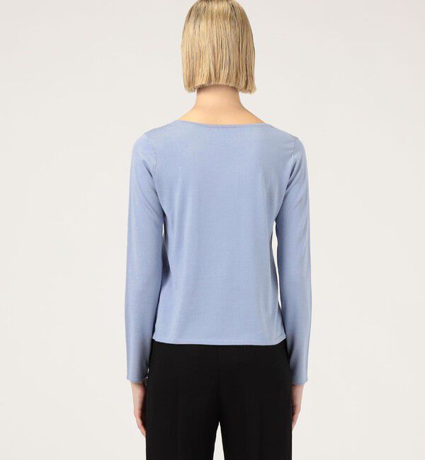 DES PRES「シルク ラウンドネックプルオーバー」|ニット・セーター|