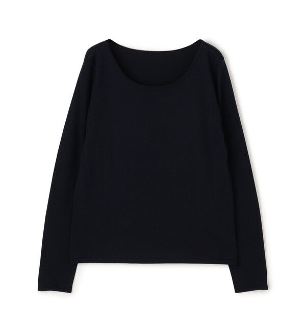 DES PRES「シルク ラウンドネックプルオーバー」|ニット・セーター|69 ネイビー