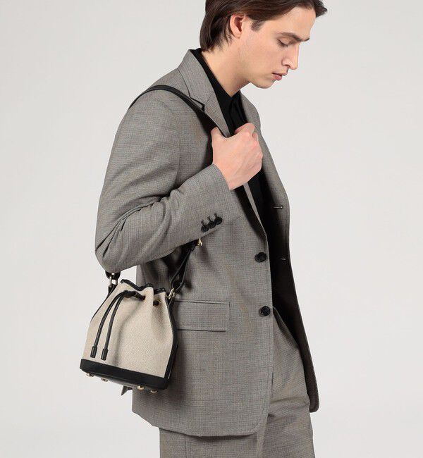 TOMORROWLAND GOODS「SegeN ファブリックコンビ ドローストリングバッグ」|ショルダー・メッセンジャー|