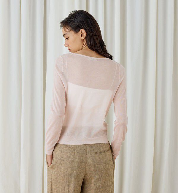 DES PRES「ソフトカシミヤシルク ラウンドネックプルオーバー」|ニット・セーター|