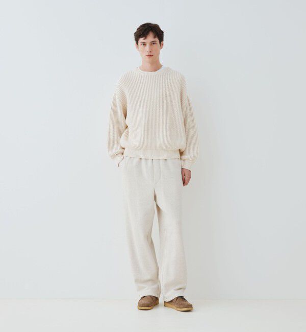 GALERIE VIE「フィッシャーマンズリブ クルーネックプルオーバー」|ニット・セーター|