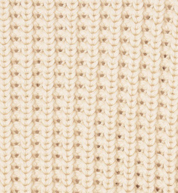 GALERIE VIE「フィッシャーマンズリブ クルーネックプルオーバー」|ニット・セーター|