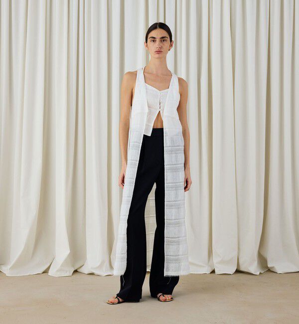 DES PRES「ブリックジャカード インナーキャミ付きマキシワンピース」|ワンピース|