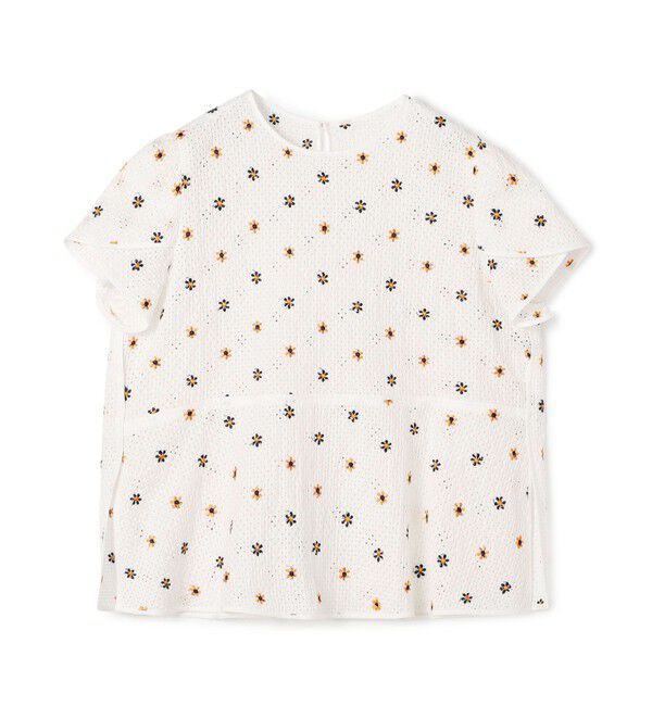 TOMORROWLAND collection「リーシェフラワー ペタルスリーブブラウス」|シャツ・ブラウス|12 ホワイト系