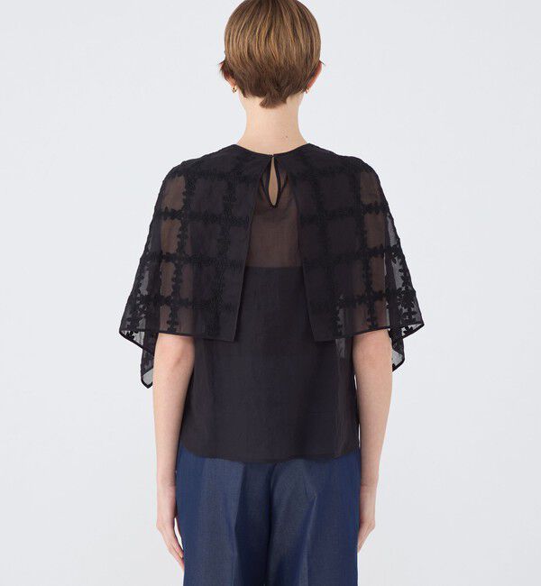 TOMORROWLAND collection「クロスフルール パーサーカラープルオーバー」|シャツ・ブラウス|