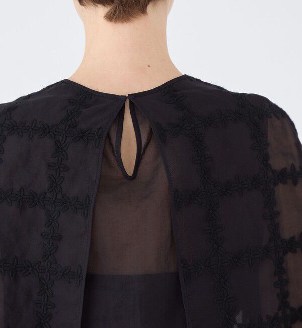 TOMORROWLAND collection「クロスフルール パーサーカラープルオーバー」|シャツ・ブラウス|