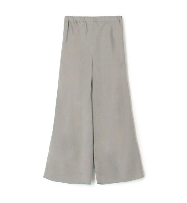 GALERIE VIE「リネンキュプラシルクコンパクト ワイドイージーパンツ」|その他|53 グリーン