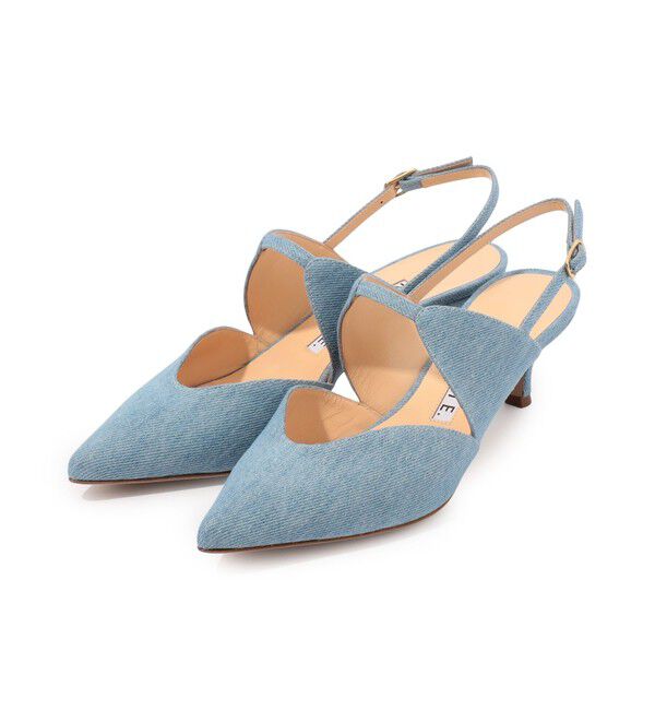 TOMORROWLAND GOODS「NEBULONI E. CUTWORK ミュールパンプス」|パンプス|