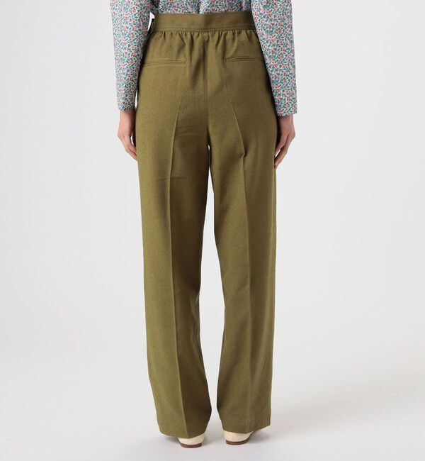 BACCA「コットンレーヨンネップツイード パンツ」|チノ|