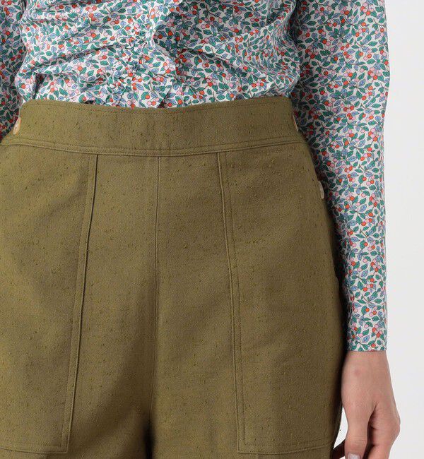 BACCA「コットンレーヨンネップツイード パンツ」|チノ|