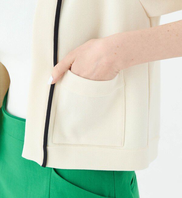 Ballsey「ミラノリブ ショート スリーブカーディガン」|カーディガン|