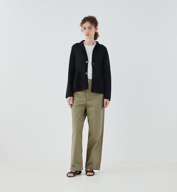 GALERIE VIE「リネンインレー ピークドラペルジャケット」|テーラードジャケット|