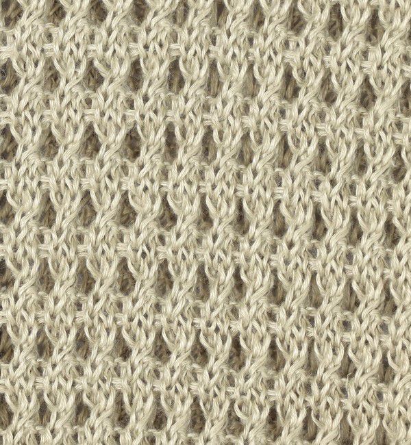 GALERIE VIE「オープンワークリネン ノースリーブプルオーバー」|ベスト・ジレ|