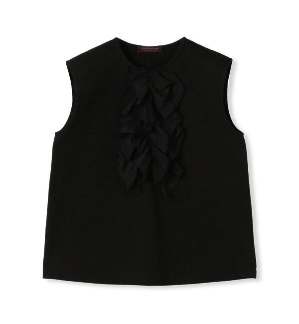 TOMORROWLAND collection「バスクジャージー ノースリーブプルオーバー」|Tシャツ・カットソー|19 ブラック