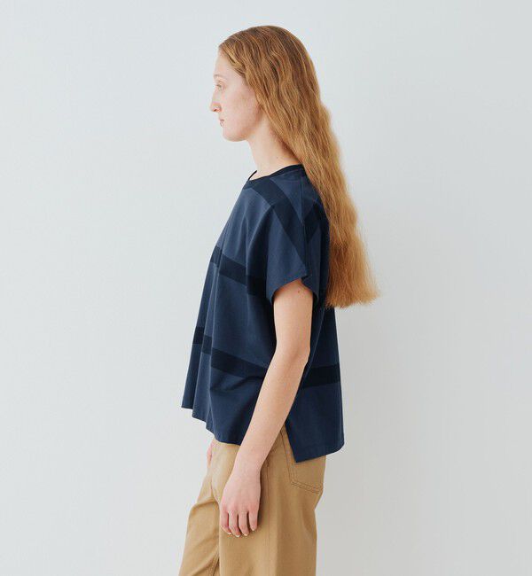 GALERIE VIE「ファインコットン ワイドクルーネックプルオーバー」|Tシャツ・カットソー|