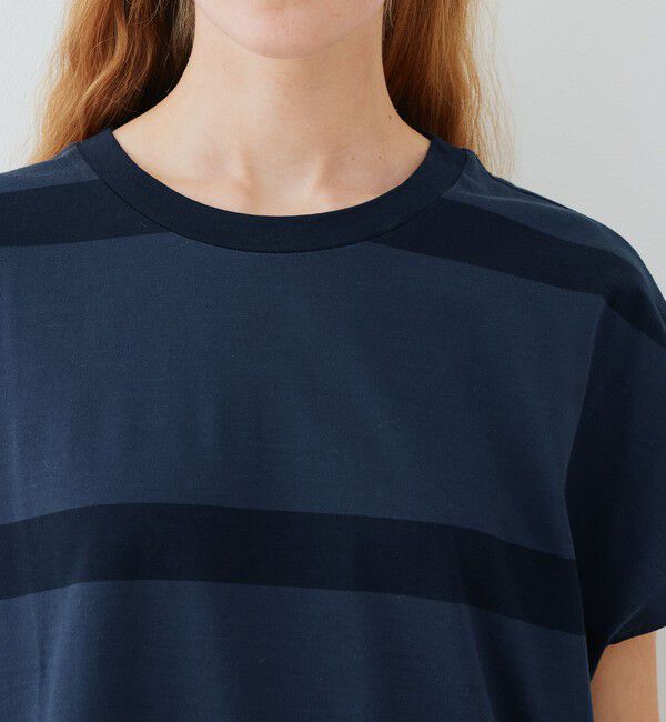 GALERIE VIE「ファインコットン ワイドクルーネックプルオーバー」|Tシャツ・カットソー|