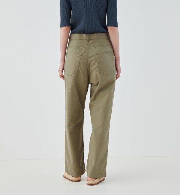 GALERIE VIE「ノンマーセライズドコットン 5ポケットパンツ」|チノ|