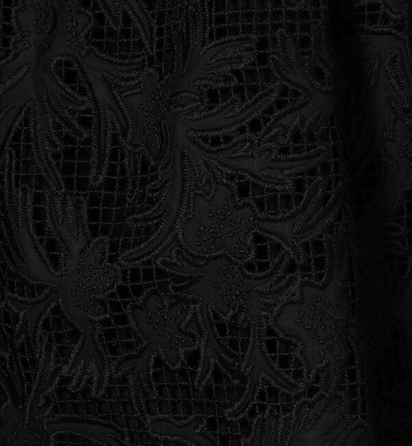 SOULEIADO「コットンエンブロイダリー ペプラムキャミソール」|キャミソール|