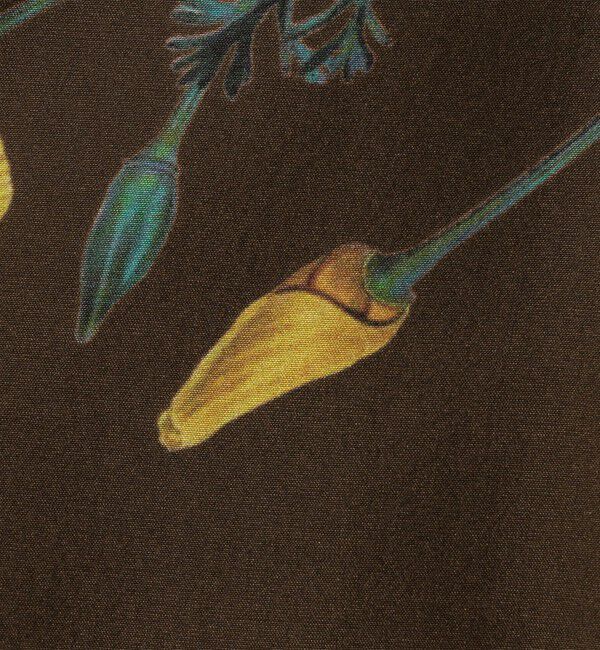 CABaN「CABaN シルク Green Showerプリント キャミソールワンピース」|ワンピース|