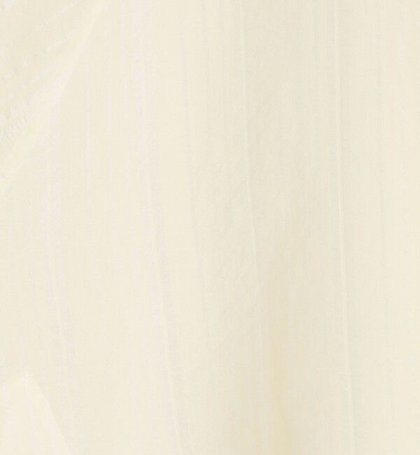 GALERIE VIE「コットンシルクオーガンジー ワイドバランスシャツ」|シャツ・ブラウス|