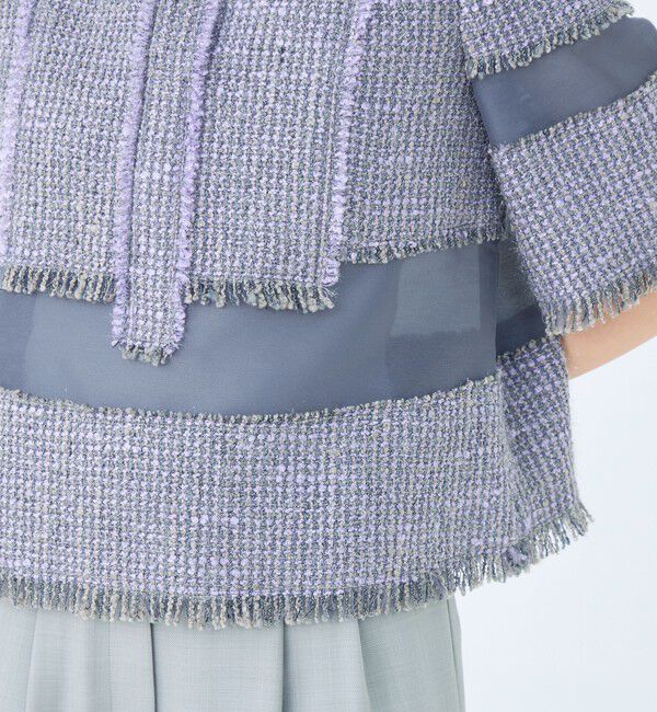 Ballsey「ブロッキングツイード ハーフスリーブプルオーバー」|その他|