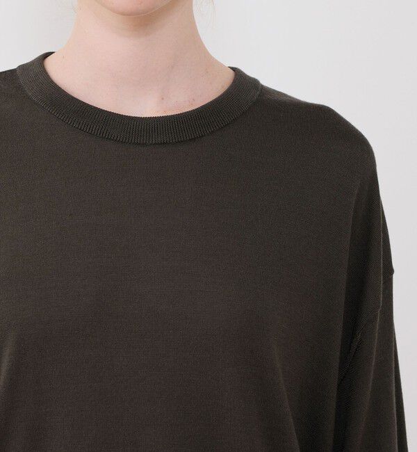 GALERIE VIE「シルク ハーフスリーブプルオーバー」|ニット・セーター|