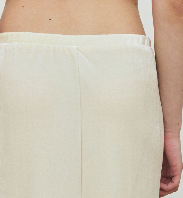 DES PRES「 ブライトベロア タイトマキシスカート」|タイト|