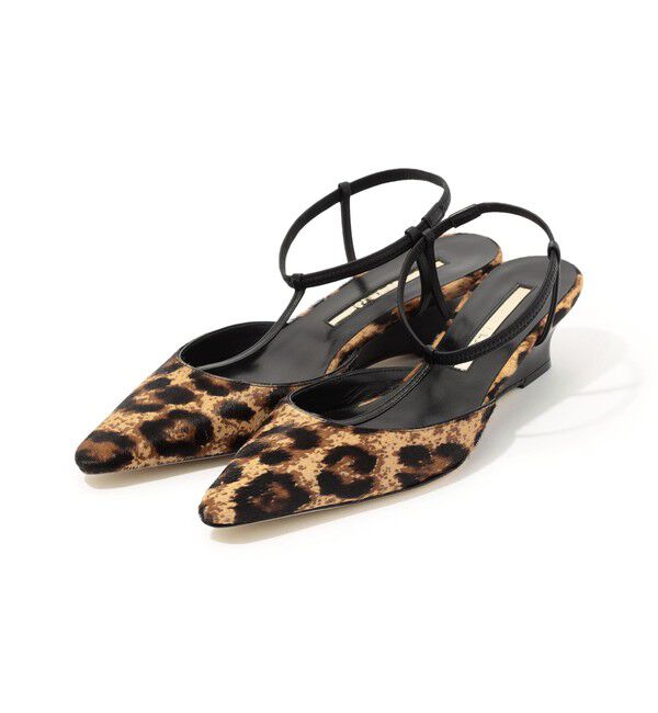 TOMORROWLAND GOODS「BRENTELLA LEOPARD ミュールパンプス」|その他|44 ベージュ系