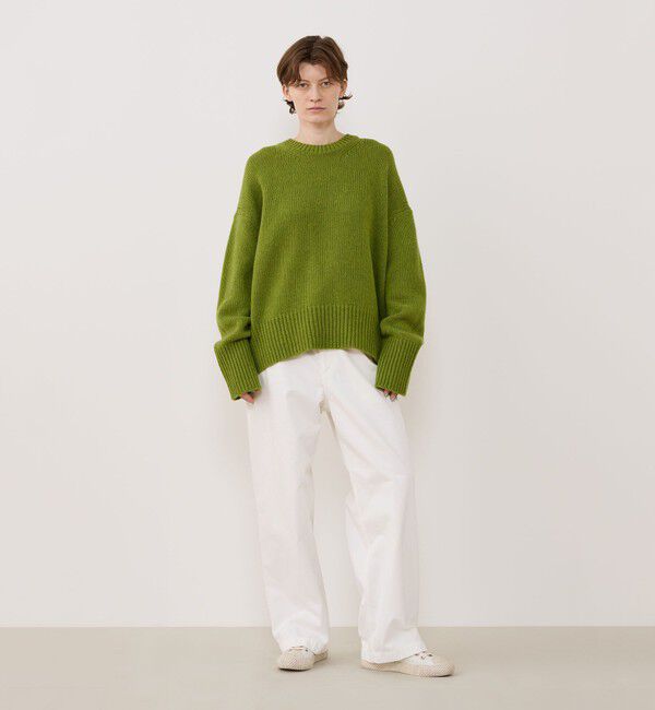 GALERIE VIE「ファインウール クルーネックプルオーバー」|ニット・セーター|
