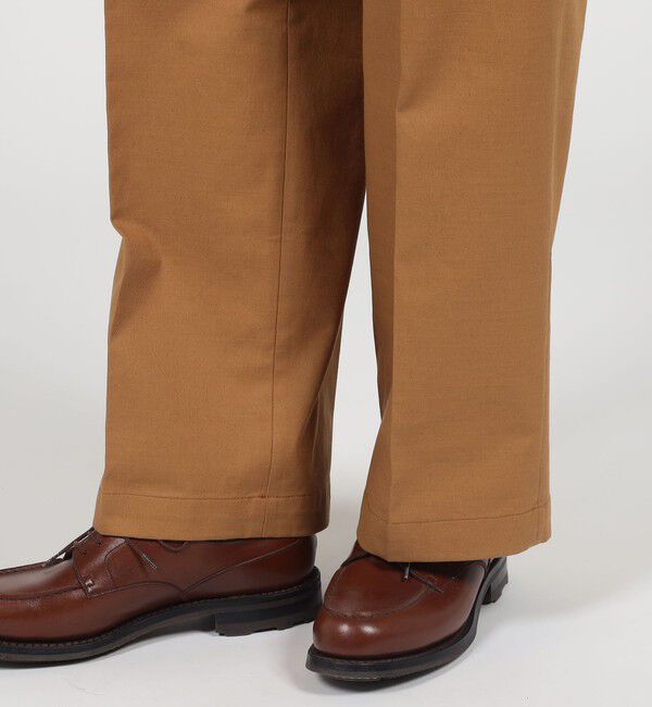 TOMORROWLAND MENS「コットンドリル ベイカーパンツ SONDRIO」|チノ|