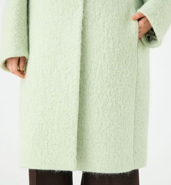 Ballsey「Phyllis ビルドミドルコート」|ノーカラーコート|