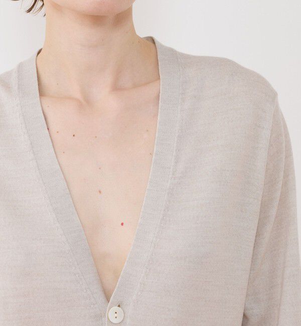 GALERIE VIE「プレーンウール Vネックカーディガン」|カーディガン|