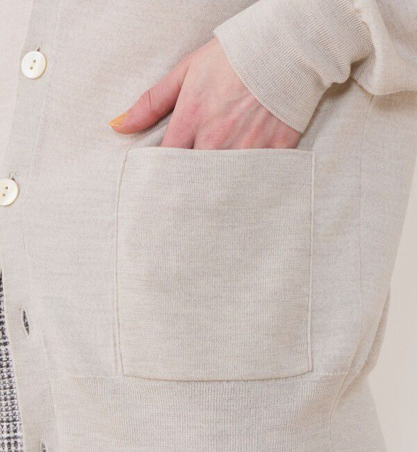 GALERIE VIE「プレーンウール Vネックカーディガン」|カーディガン|