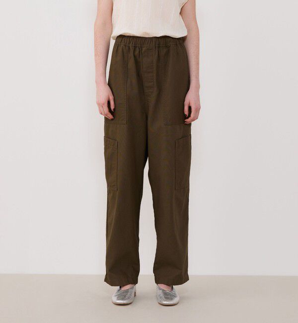 GALERIE VIE「ストーンウェーブコットン ファティーグパンツ」|カーゴ|