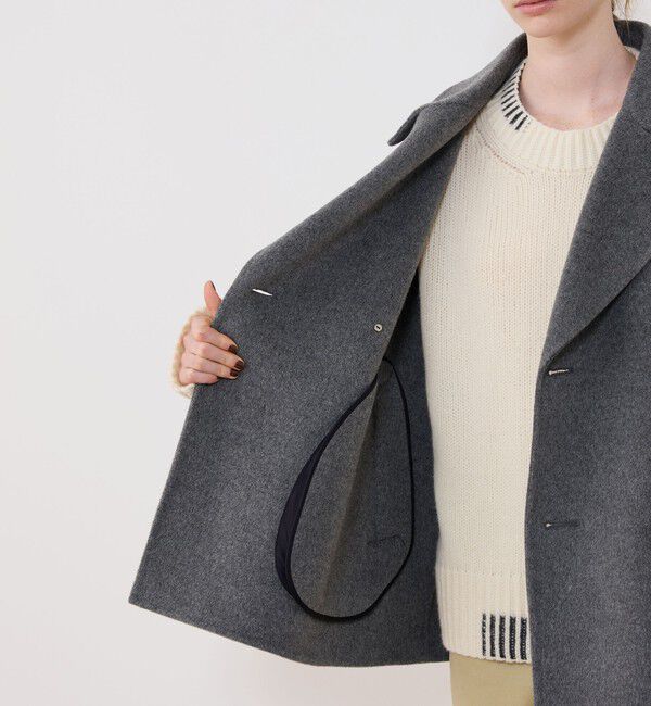 GALERIE VIE「ウールカシミヤダブルフェイス Pコート」|ピーコート|