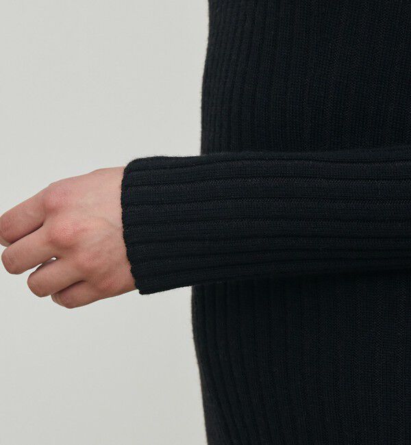 DES PRES「ウールリブ ハイネックプルオーバー」|ニット・セーター|