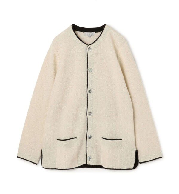 TOMORROWLAND BUYING WEAR「【別注】Raffa Molina パイピング クルーネック ニットカーディガン 」|カーディガン|12 オフホワイト