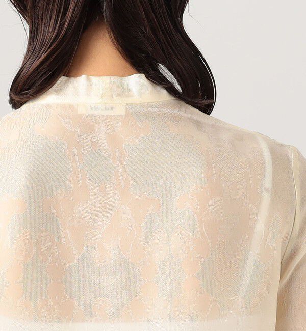 DES PRES「ムービングシャドウ ジャガード ボウタイフリルシャツ」|シャツ・ブラウス|