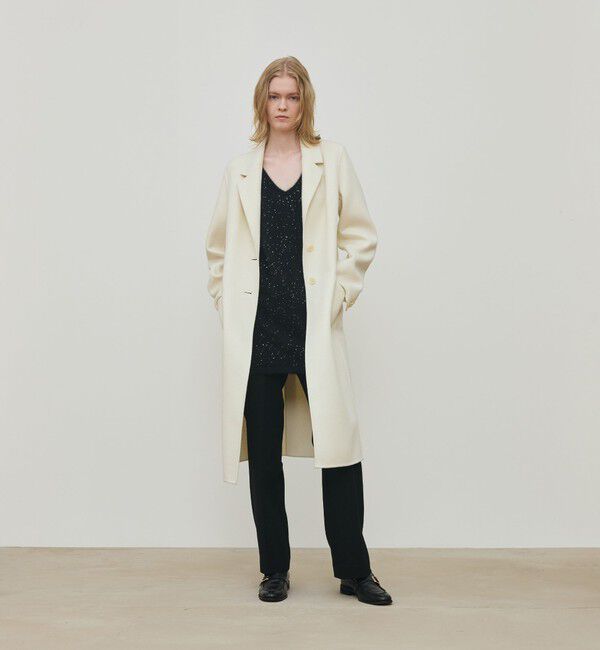 DES PRES「ダブルフェイスメルトンビーバー チェスターコート」|チェスターコート|