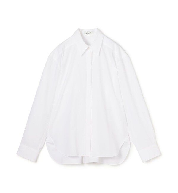 CABaN「コットンハイカウントタイプライター バックタックシャツ」|シャツ・ブラウス|11 ホワイト