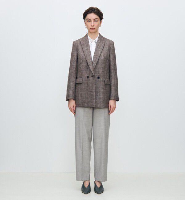 TOMORROWLAND collection「SILK AIR ERICA ダブルブレストジャケット」|テーラードジャケット|