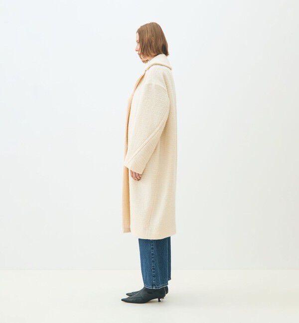 TOMORROWLAND collection「アルパカモアルー グレースコート」|チェスターコート|