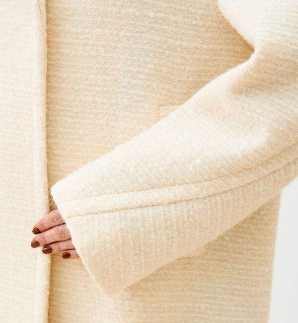 TOMORROWLAND collection「アルパカモアルー グレースコート」|チェスターコート|