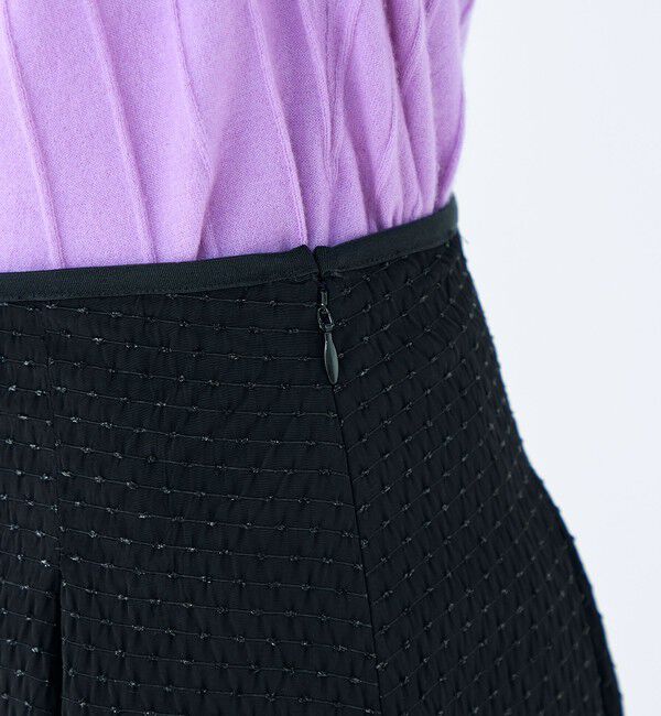 Ballsey「フィルムボーダー ミックスタックフレアスカート」|フレア|